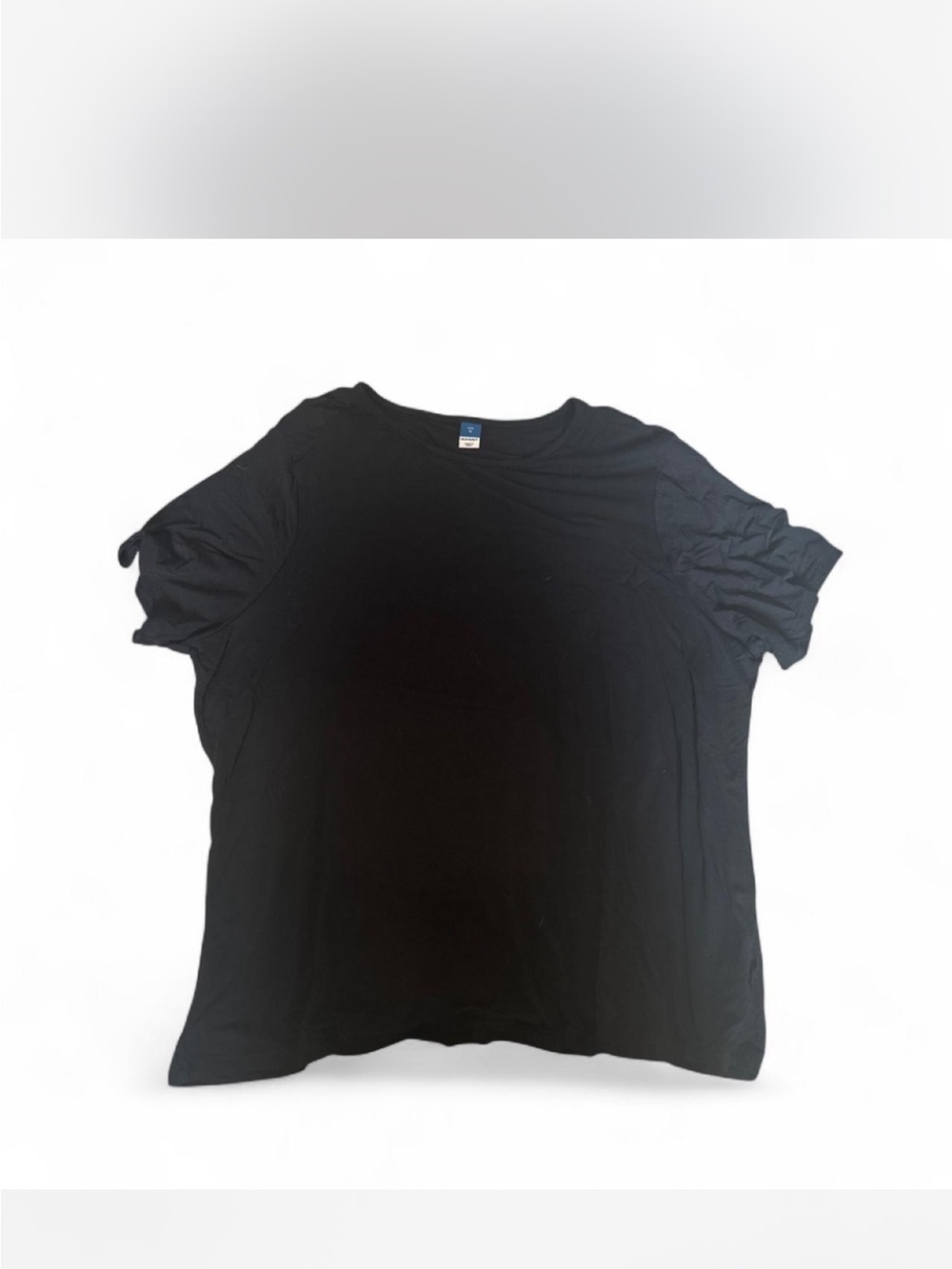 Old Navy Black Short-Sleeve Crewneck Tee
